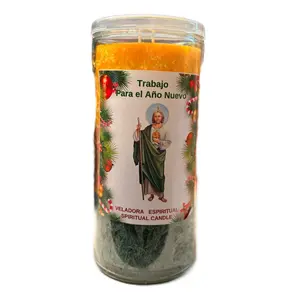 Saint Jude 14 Day New Year Candles Veladoras Año Nuevo San Judas Tadeo Vela de 14Dias for Celebrations and Versatile Use