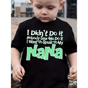 I Didn'T Commit The Action, No One Witnessed It. I Wish to Talk to My Grandmother. Print on a 100% T-Shirt