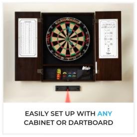 Viper Lighted Dart Throw Line - Black Design, Compact Size, Red Light for Enhanced Visualization