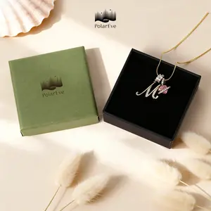 PolarEve Initial Heart Necklace Heart Letter A-Z Snake Chain Choker Necklace Dainty Heart Name Necklace Personalized Initial Tag Pendant Birthday Gifts Anniversary Gifts Jewelry for Women Girls Christmas Gifts, Valentine's Day Gift