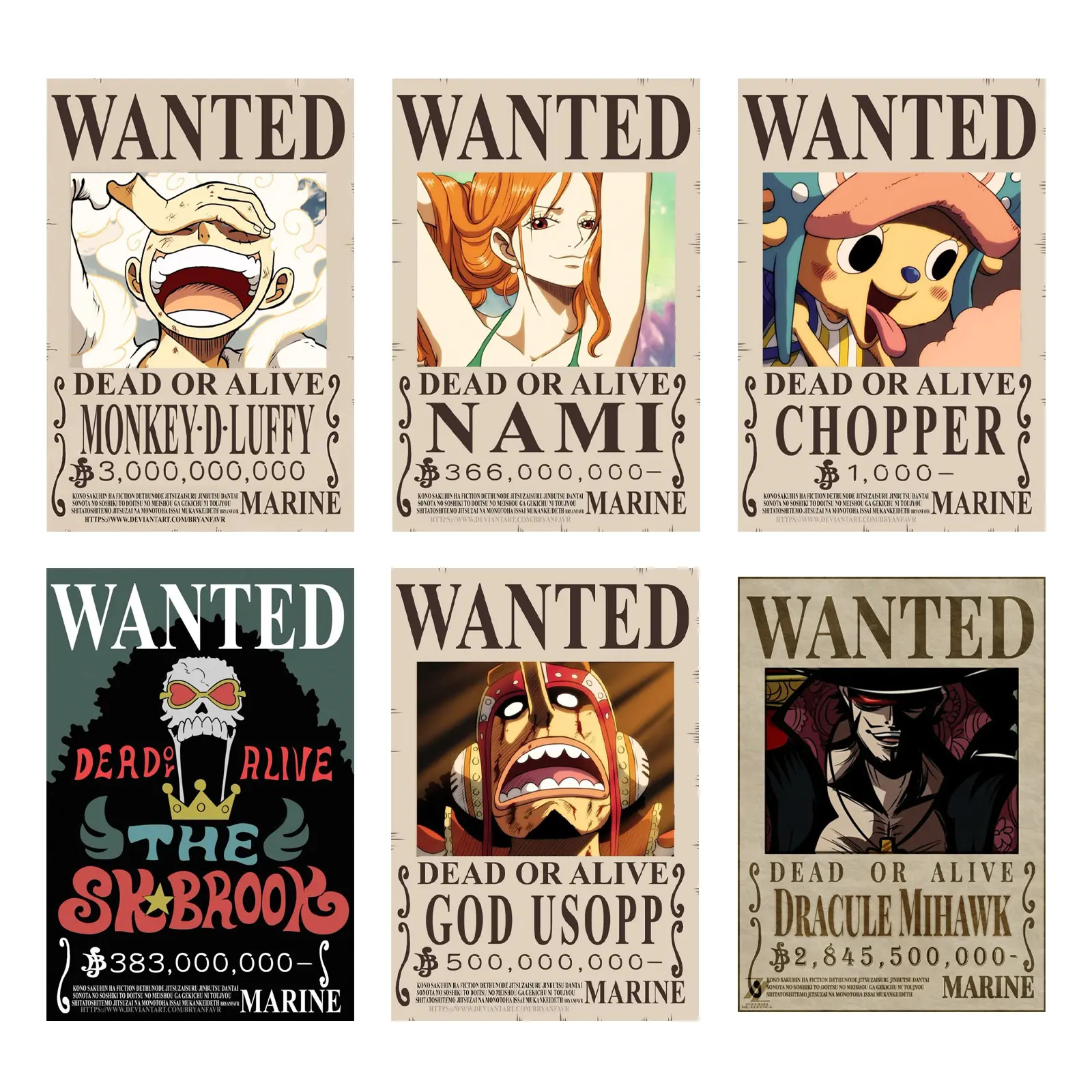 Want Dead Or Alive Charactor 1Piece Card Anime Poster Premium Wall Art Poster Unframed HD Print Home Office Decor Unique Trendy Gift