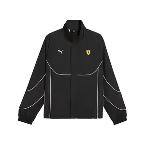 PUMA Mens Scuderia Ferrari Pumatech-X Jacket Athletic Outerwear Casual - Black