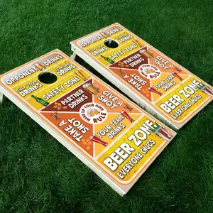 Cornhole Board Wrap Drinking Game for Fun and Games. THE BOARDS ARE NOT INCLUDED!