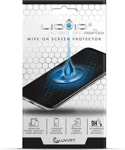 Screen Protector Wipe On Scratch and Shatter Resistant Nano Protection for  Phones Tablets  Watches - Universal ( and )