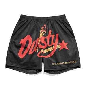 Dusty Rhodes American Dream Logo Retro Mesh Shorts All-Over Print Active Sport