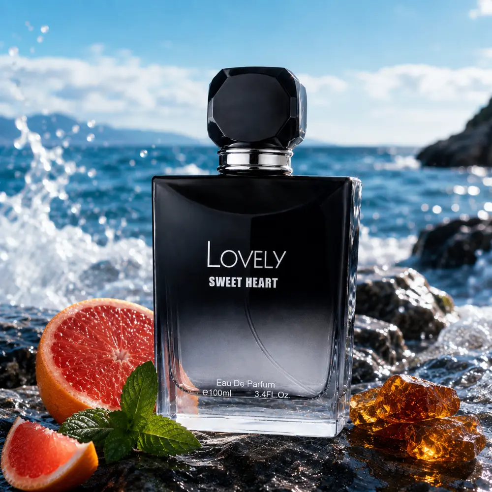 Long-Lasting Men's Cologne, 100ml Eau De Parfum (EDP) with Spicy Woody, Grapefruit, and Mint Notes for Office & Travel, Citrus Woody Spicy