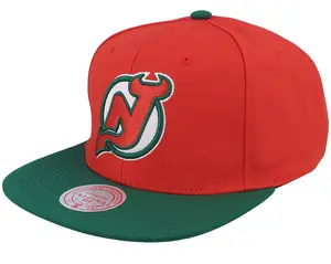 Mens Mitchell & Ness NHL TEAM 2 TONE 2.0 SNAPBACK DEVILS