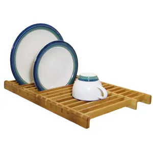 Bamboo Over the Sink Dish Drying Rack Bamboo Over the Sink Dish Drying Rack