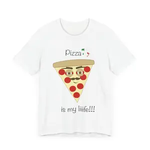 Mister Pizza Unisex Jersey Short Sleeve Tee