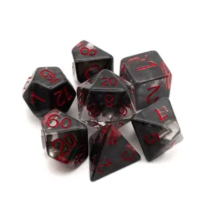 Black Fog Cloud Dice Set
