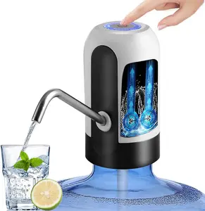 Water Dispenser for 5 Gallon Bottle, USB Charging Automatic Water Dispenser with Rechargeable Battery, Drinking Water Jug Pump for Home, Kitchen, Living Room, Office, Camping, Universal for 3-5 Gallon