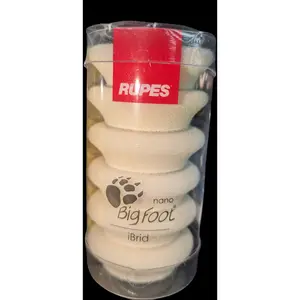IBrid Nano Ultra Fine White Foam Pad 1" 6/pack