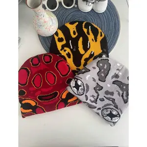1Count Cute Animal Design Acrylic Knit Beanie Hat Fall Outfit