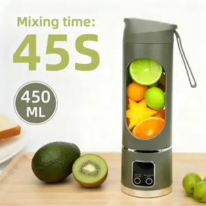 Portable Household Appliances Juicer, USB Rechargeable Juice Blender Cup, Multifunctional juicermachiner – Perfect for Protein Shakes & Gym Bag