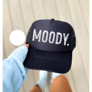 RTS MOODY HAT SINGLE COLOR WHITE DTF DIRECT TO FILM transfers HAT SIZE (HAT NOT INCLUDED)  33-E