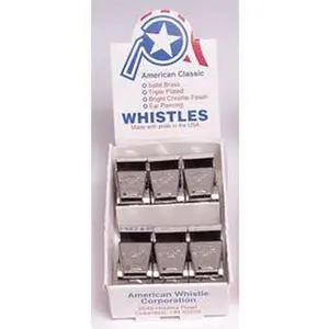 Brass Whistle 12 Pack USA Made | American Whistle Corp