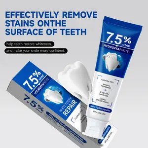 Fluoride-Free 7.5% NanoHydroxyapatite Toothpaste for Enamel Repair& Gum Health - Gentle Mint Flavor, 4.23 ozCleaning