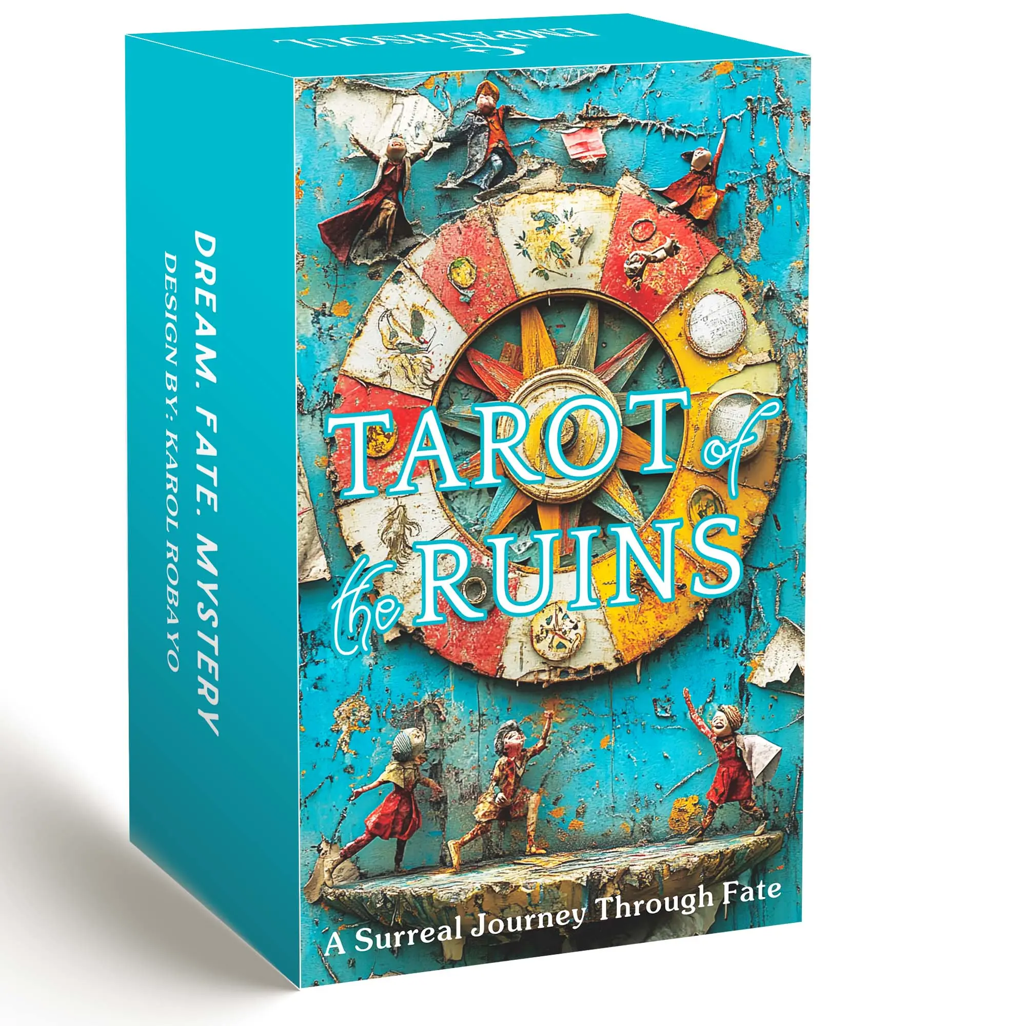 78 Tarot Cards, Ruins Tarot Deck, 13x8 Cm, Dream Destiny Mystery, Newbie Oracle Tarot Card Game, Includes Paper Instructions, Durable Tarot Cards, Tarot Card Decks