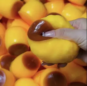 Realistic Caramel Custard Squeeze Squishy, Ultra Soft Moldable Decompression Hand Toy, Portable Hobby Collectible for Teen & Adult Fidget Enthusiasts