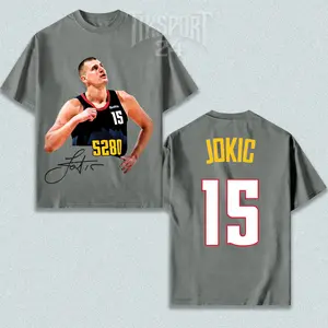 Nikola Jokić 15 Premium Shirt Cotton, Big Honey Shirt, Point Center Shirt, Nuggets Nation Shirt, Jokic Fans, Basketball Shirt, Game Day Fit
