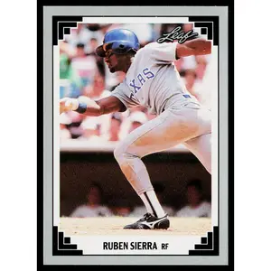 Ruben Sierra 1991 Leaf #97 Texas Rangers