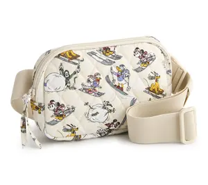 Vera Bradley Disney Skiing Mickey Woodward Small Belt Bag