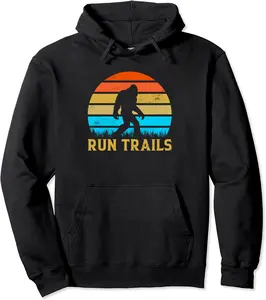 Run Trails Bigfoot Runner Yeti Believer Running Sasquatch Pullover Hoodie - Dakotamc Shop 59B098R5QXBL