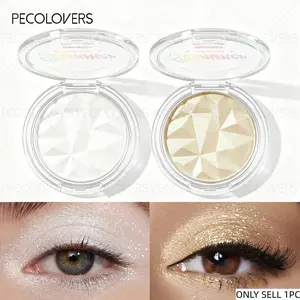Monochromatic Shimmer Highlight Blush Glitter Pearlescent Long-lasting Brightening Silkworm Highlight Face Cosmetics