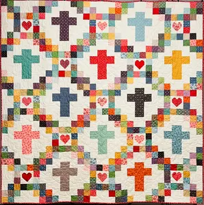 Perfect Peaces Quilt Pattern, PDF
