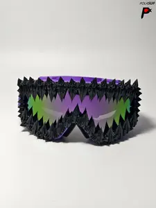 Unisex UV Protection Sunglasses, PC Frame Material, Solid Pattern Design, All-Season Wear, Includes Eyewear Accessories