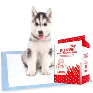 [P.LOVE]Puppy Training Pads Multiple Layers & Super Absorbent, Leak-Proof Disposable Mats for Dogs & Cats, Indoor Housebreaking & Odor Control Fit for Home, Kennels & Travel