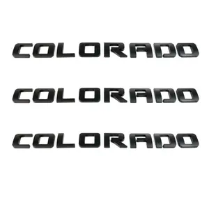 3-Piece Set Colorado Fender Tailgate Badge 3D Logo Emblem Letter Truck 2003 - 2018