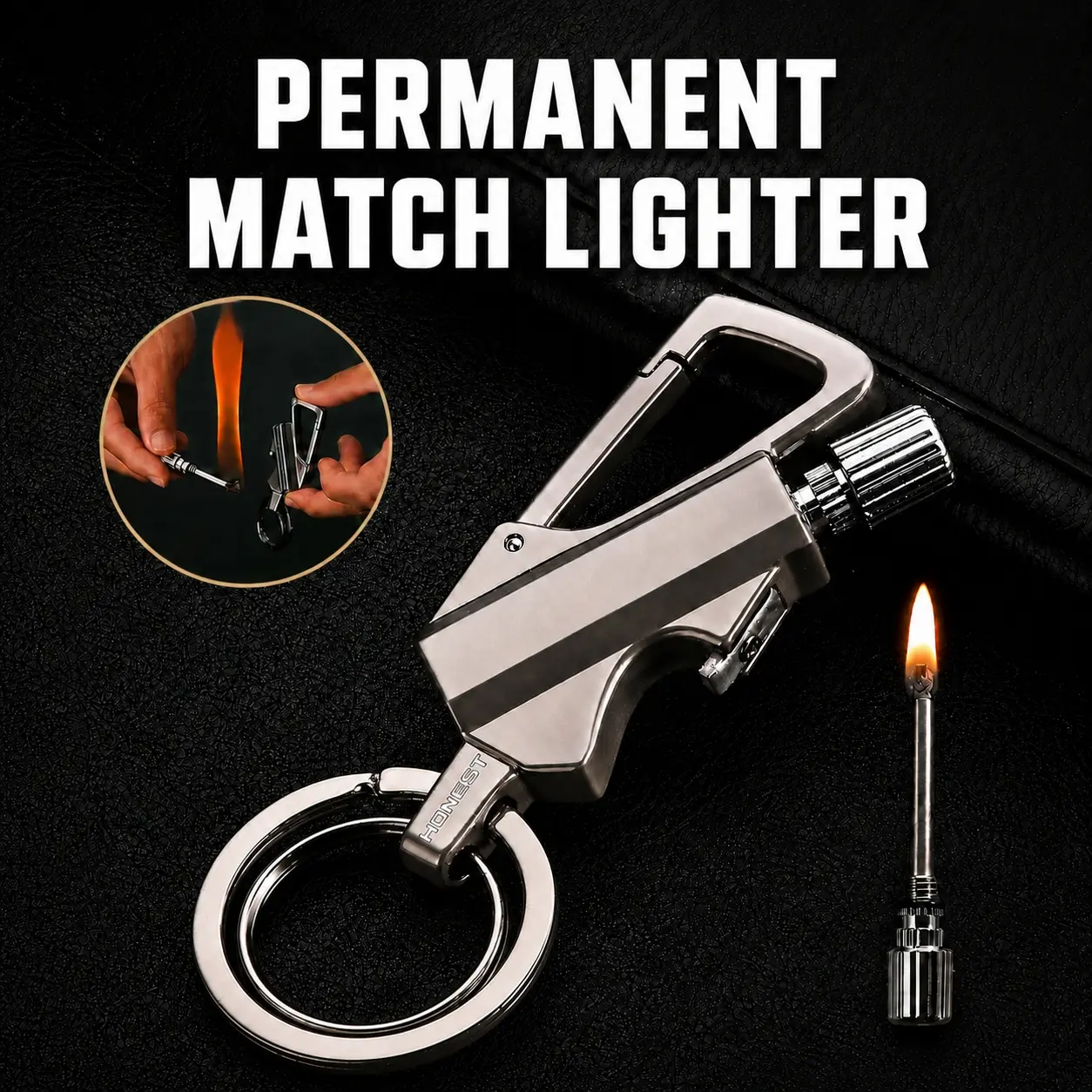 Men’s Keychain Multi-Tool -Men’s Gifts, Heavy-Duty Metal Keychain for Men, Waterproof Multi-Tool with Bottle Opener & Dual Clip, Cool Accessory for Outdoors & Camping, Gifts For Boyfriend, Tools And Gadgets, Men's Accessories, Mens Gifts