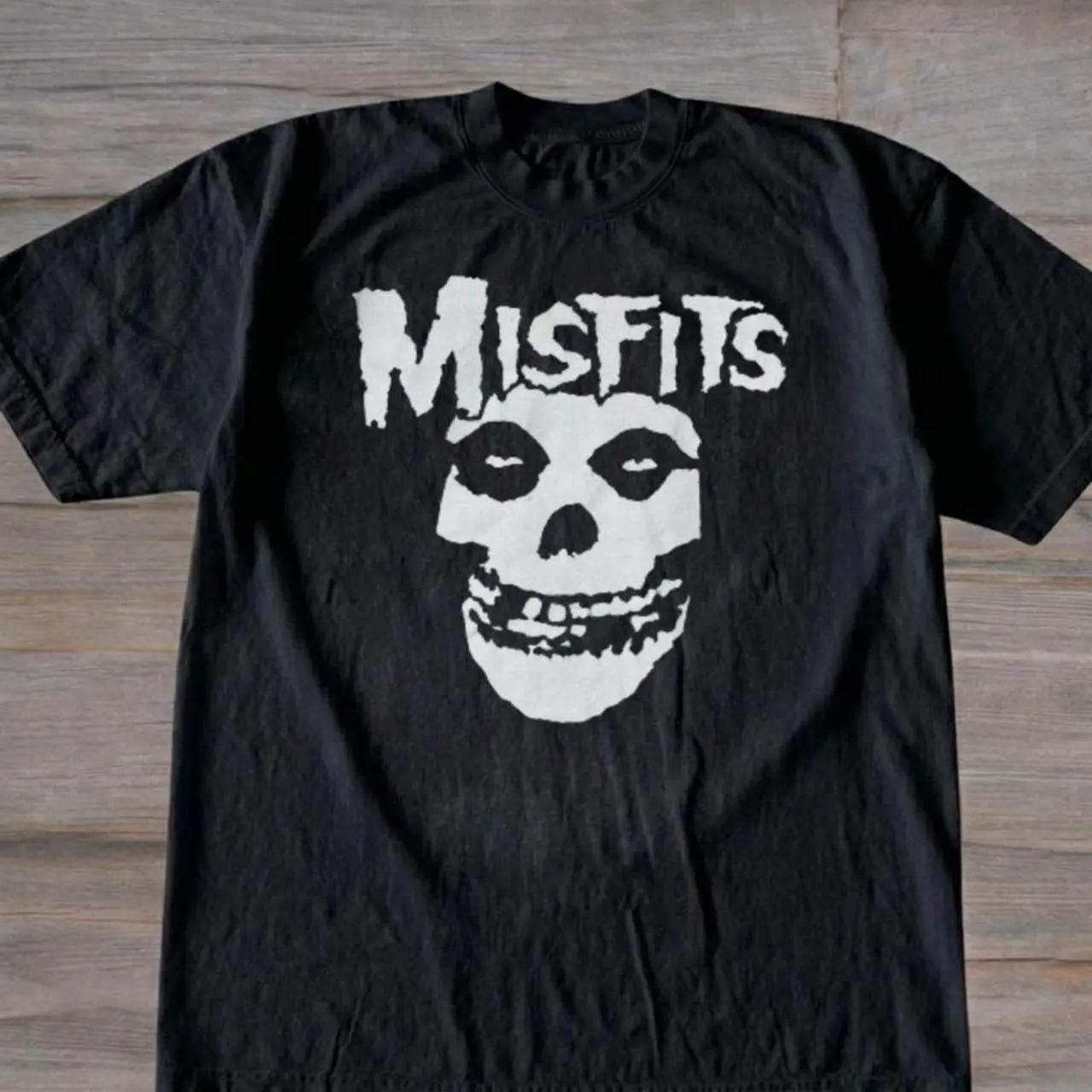 Misfits skull graphic reprinted Cotton Unisex T-Shirt, Gift For Fan
