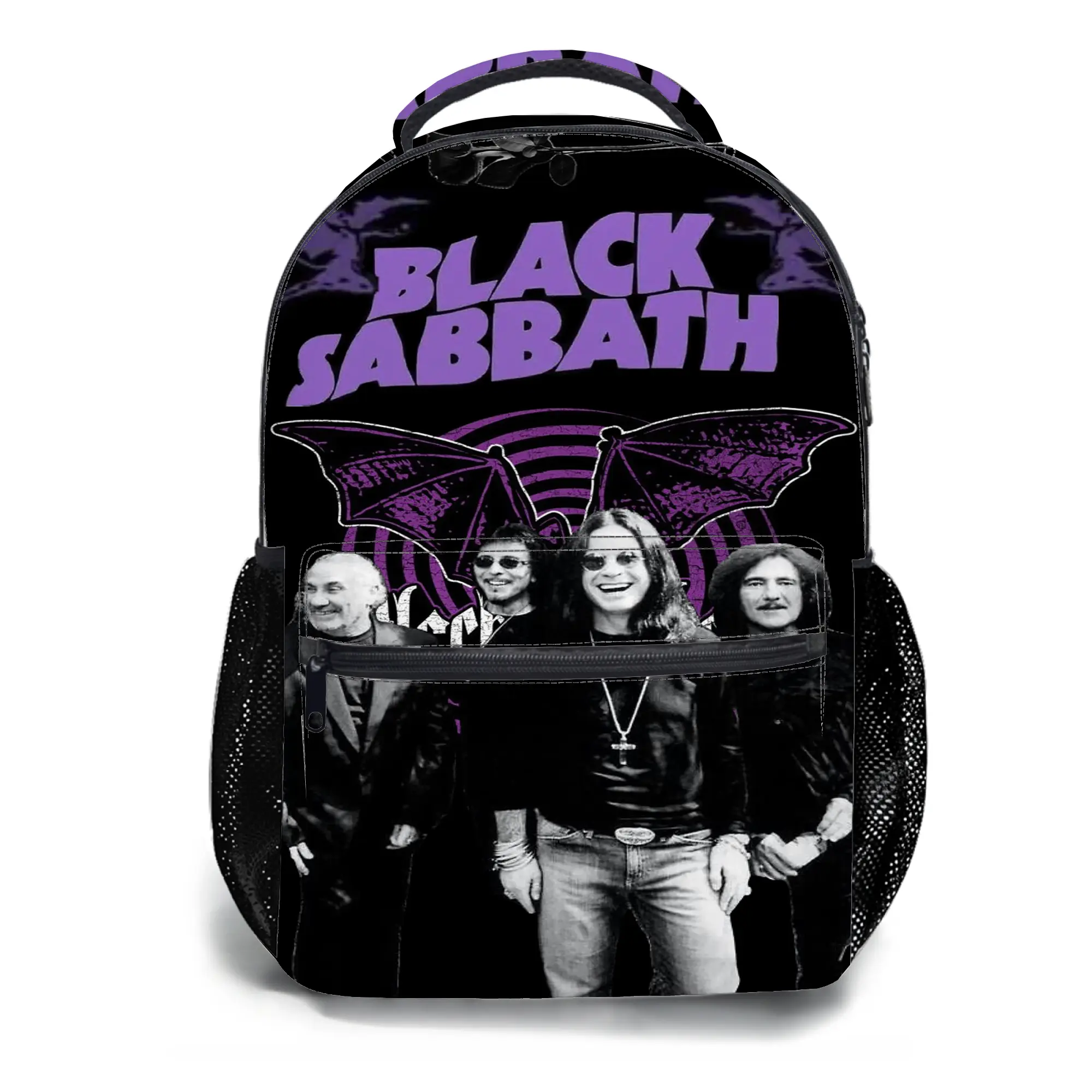 Black-Sabbath-Backpacks for Girls, Cute School Backpack for Girls Boys, Aesthetic Bookbag for Teens, Lightweight Classic Backpack for Travel, Work, Picnic A-14