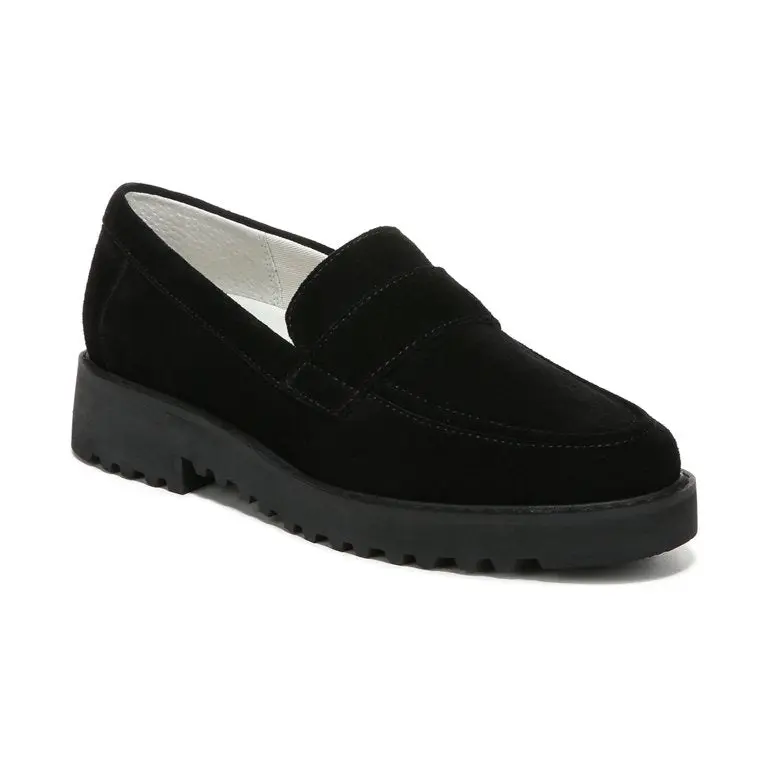 Franco Sarto Women's Carol 3 Black Loafers
