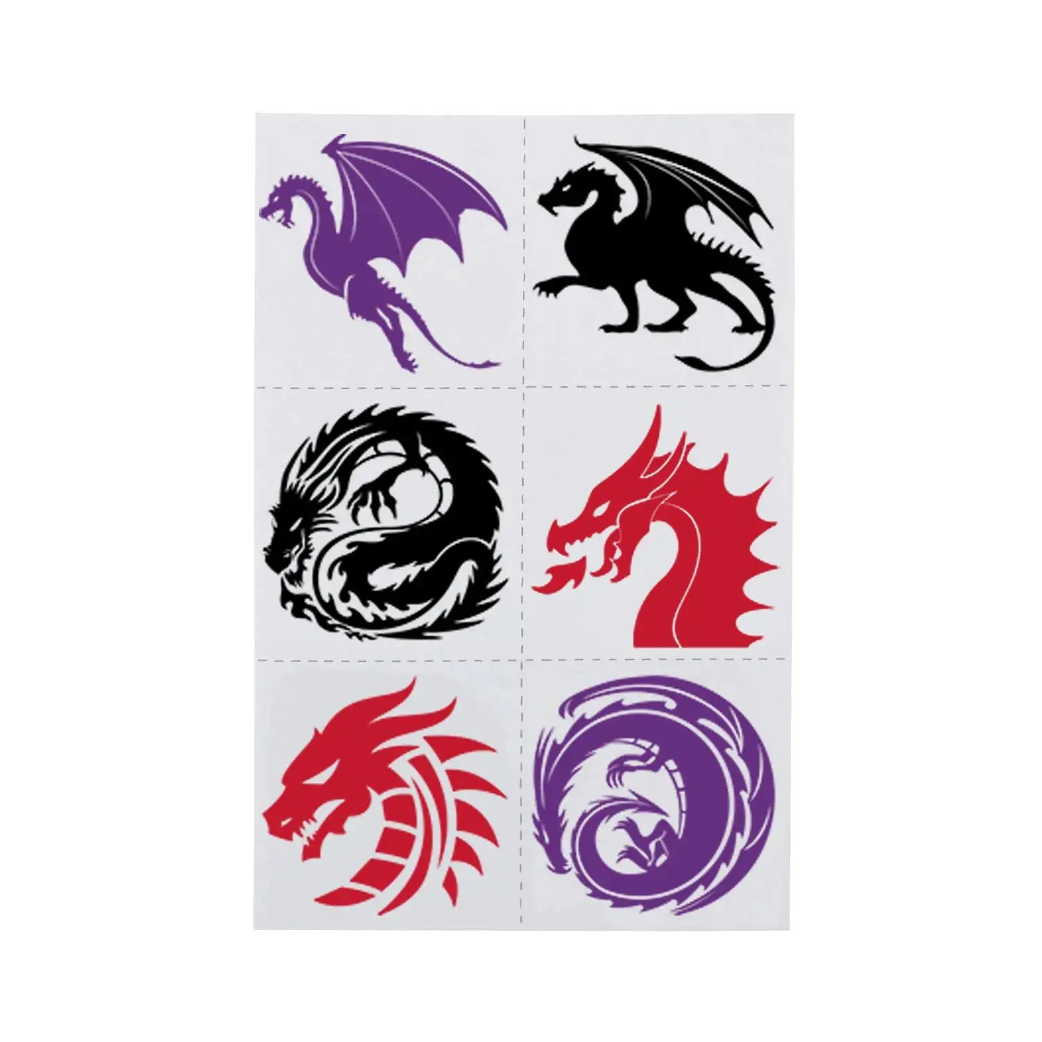 Dragon Temporary Tattoos, Bulk 72 pieces Dragon Temporary Tattoos, Bulk 72 pieces