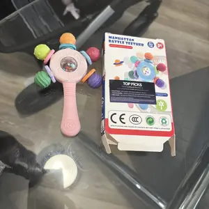 Baby Teether Rattle Toy, Baby Teething and Sensory Toy for Early Education and Motor Skills Training, Birthday Gift for Boys and Girls #TOP PICKS