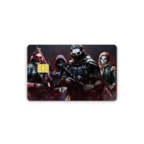 Credit Card Vinyl Skins Army Decal With Easy Pull Tabs