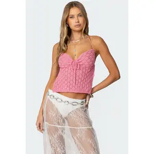 Milli Crochet Backless Top