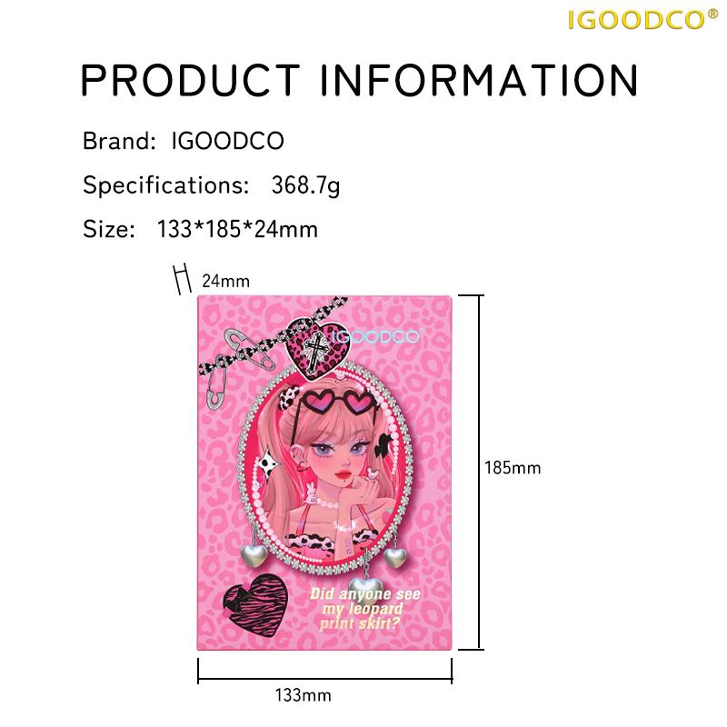 IGOODCO (model: IG5158) Women's cosmetics high coloring high gloss eye shadow disk makeup repair set