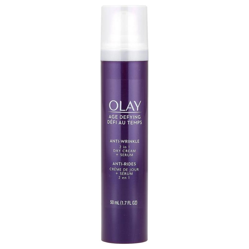 Olay Age Defying, Anti-Wrinkle, 2 in 1 Day Cream + Serum, 1.7 fl oz (50 ml)