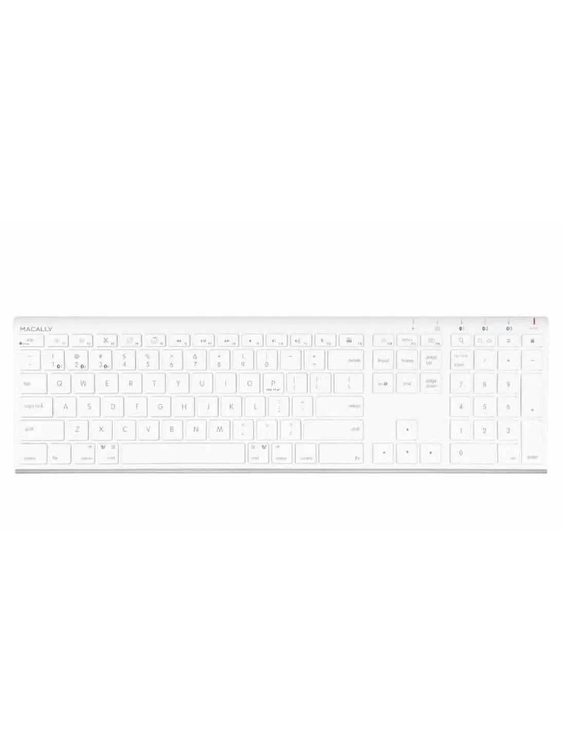 110-Key Flat Bluetooth Keyboard, Multi-Device Compatible, Computer & Office Equipment Accessory, Keyboards & Mice Category
