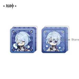 Official MiHoYo Genshin Impact Kamisato Ayato Radiant Night Banquet Series Cosplay Acrylic Stand Badge Folder Photo Frame Gift