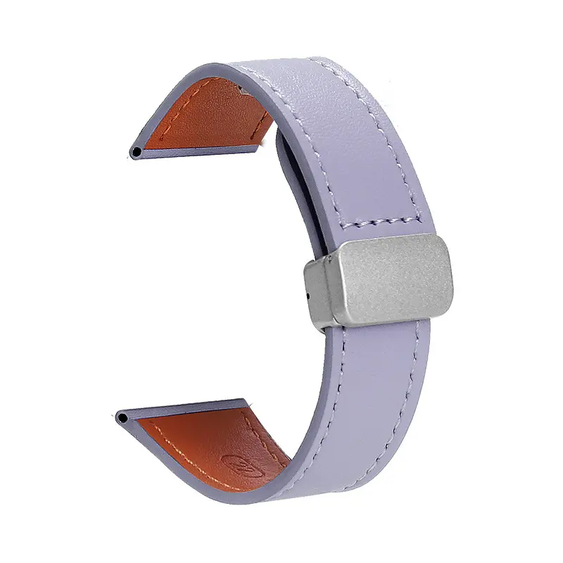 Lavender Purple-Silver Buckle [Hermès Magnetic Fol