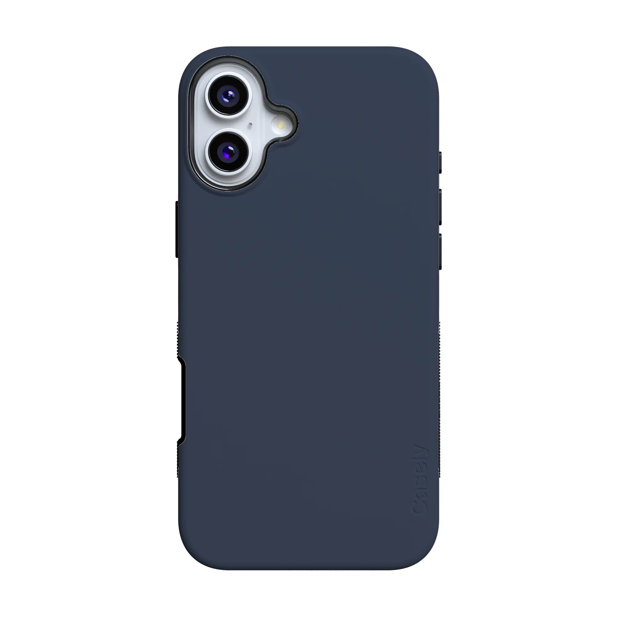 Casely iPhone 16 Case | The Boyfriend Collection | Slate Blue | Bold Protective Design | Compatible with MagSafe