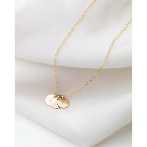 Initial Disc Necklace