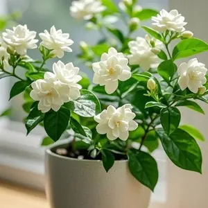 100 Pcs Jasmine Flower Seeds – Fragrant White Blooms, Easy to Grow, Perfect for Garden & Balcony