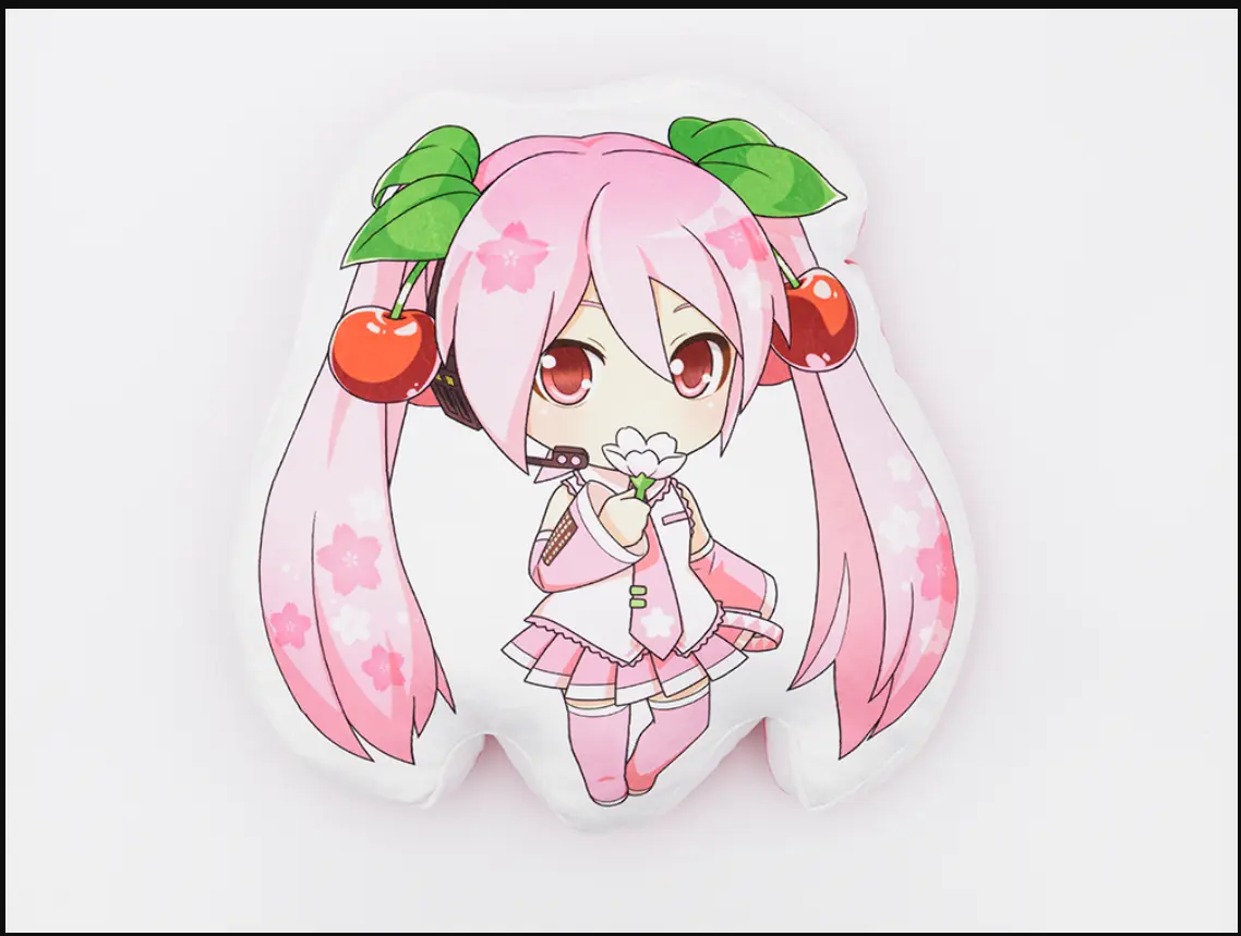 Hatsune Miku - Sakura MIku Nendoroid 15 Inch Plush Pillow hatsune miku
