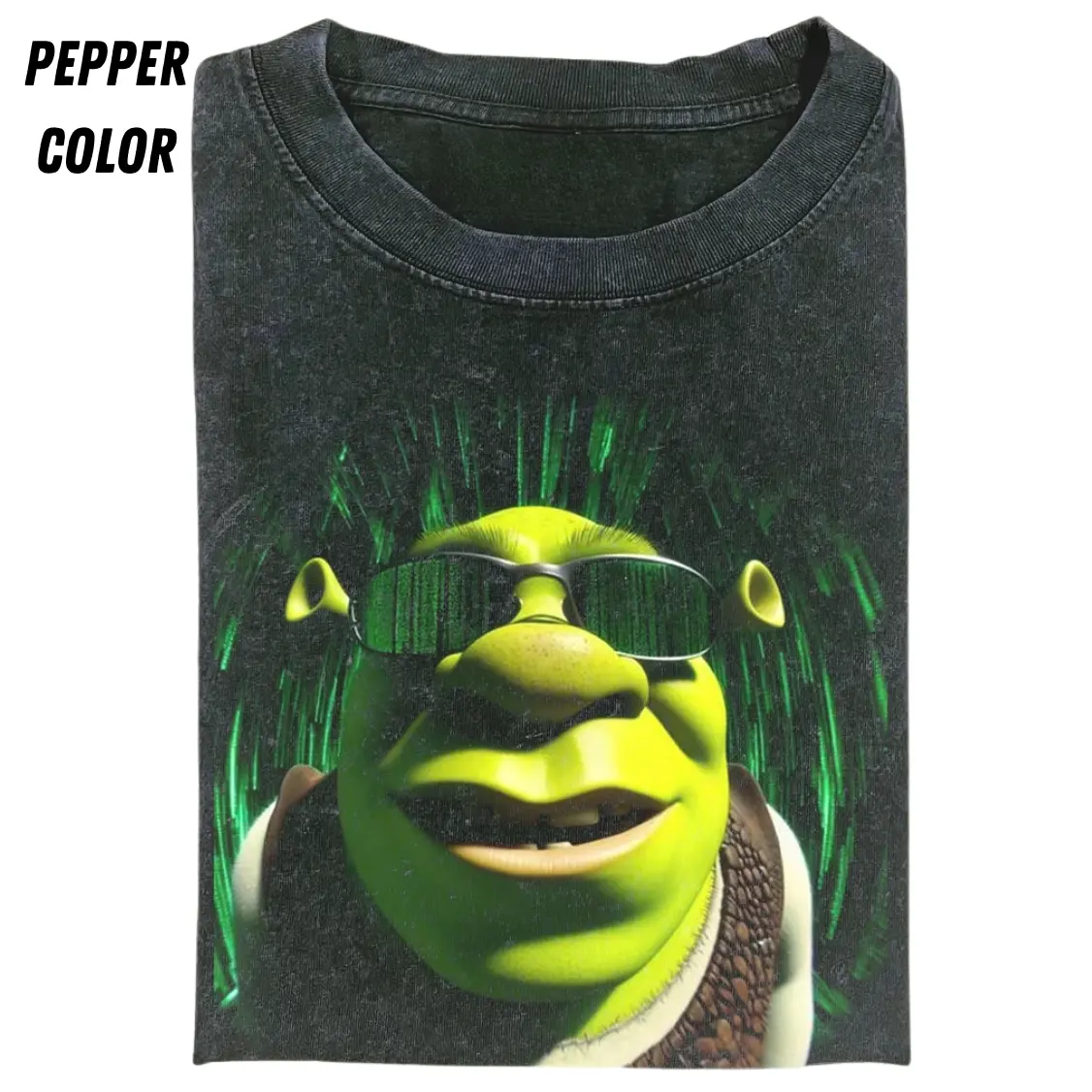 Shrek T-Shirt, Vintage Meme Graphic Tee, Funny Swamp OgrE Fan Shirt, Retro Cartoon Streetwear Top, Cool Movie Lover Gift for Men Women, Crew Neck Trending T-shirt